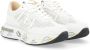 Premiata Witte Cassie sneakers van suède White Dames - Thumbnail 2