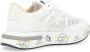 Premiata Witte Cassie sneakers van suède White Dames - Thumbnail 5