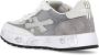 Premiata Witte Grijze Leren Sneakers Ronde Neus Gray Heren - Thumbnail 3