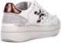 Premiata Witte Leren Sneakers Logo Zijkant Achterkant White Dames - Thumbnail 12