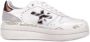 Premiata Witte Leren Sneakers Logo Zijkant Achterkant White Dames - Thumbnail 13