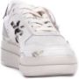 Premiata Witte Leren Sneakers Logo Zijkant Achterkant White Dames - Thumbnail 14