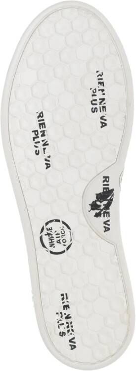 Premiata Witte Leren Sneakers met Contrasterende Details White Dames