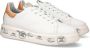 Premiata Witte leren sneakers met logozool White Dames - Thumbnail 6