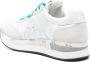 Premiata Witte Leren Sneakers met Nylon Inzetstukken White Dames - Thumbnail 2