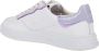 Premiata Witte leren sneakers met paarse accenten White Dames - Thumbnail 2