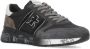 Premiata Witte Leren Sneakers met Zwarte Accenten Black Heren - Thumbnail 3