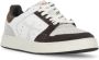 Premiata Witte Leren Sneakers Ronde Neus Vetersluiting Brown Heren - Thumbnail 3