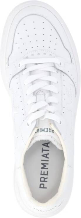 Premiata Witte Leren Sneakers voor Heren White Heren