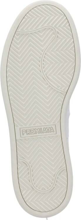 Premiata Witte Leren Sneakers voor Heren White Heren