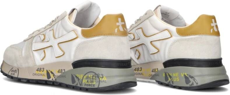 Premiata Witte Mick Lage Sneakers White Heren