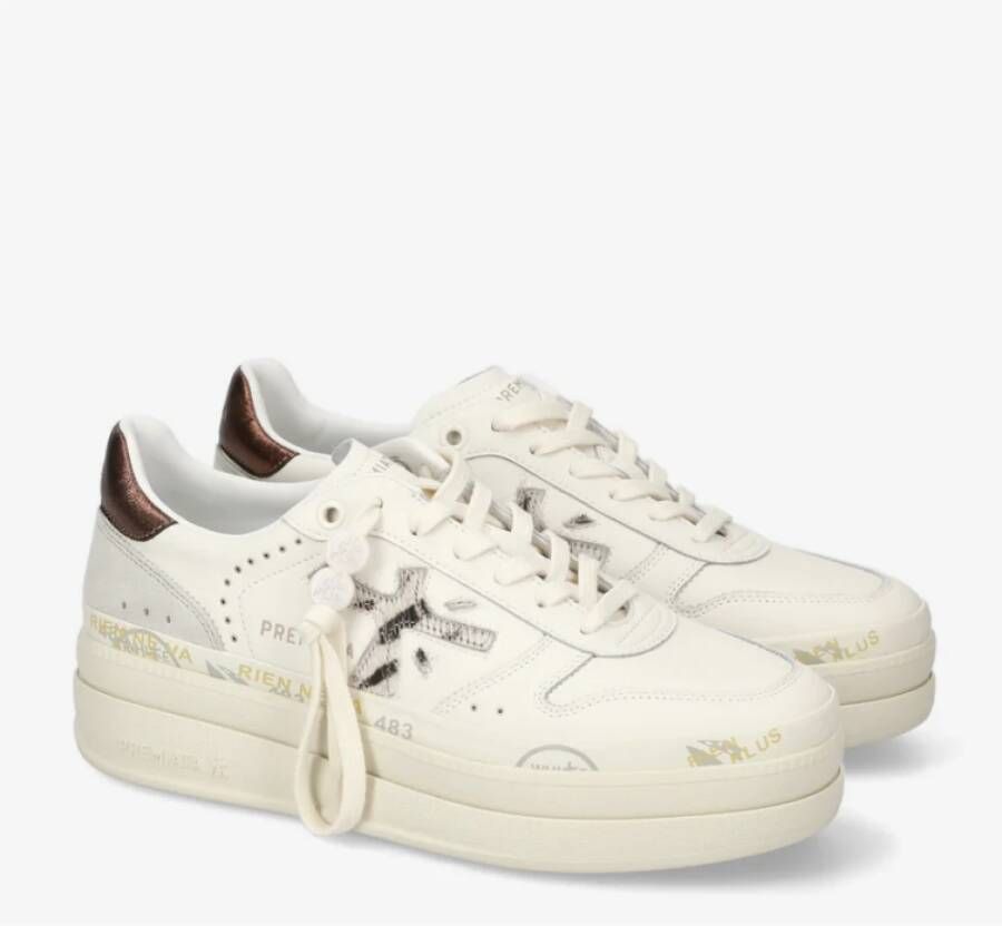 Premiata Witte Micol Sneakers White Dames