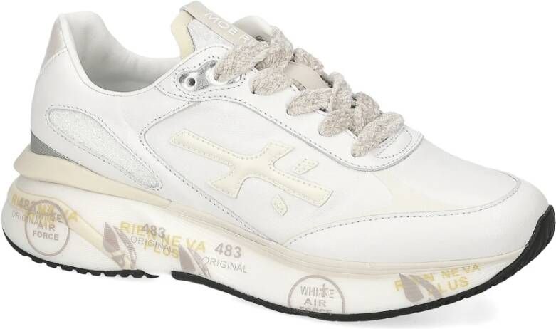 Premiata Witte Paillet Sneakers Aw24 White Dames