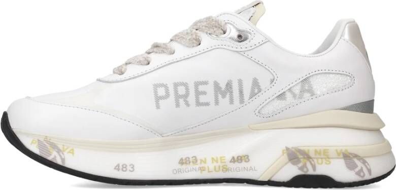 Premiata Witte Paillet Sneakers Aw24 White Dames