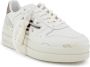 Premiata Witte Leren Sneakers Logo Zijkant Achterkant White Dames - Thumbnail 31