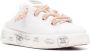 Premiata Witte platte schoenen Ronde neus Rubberen zool White Dames - Thumbnail 3