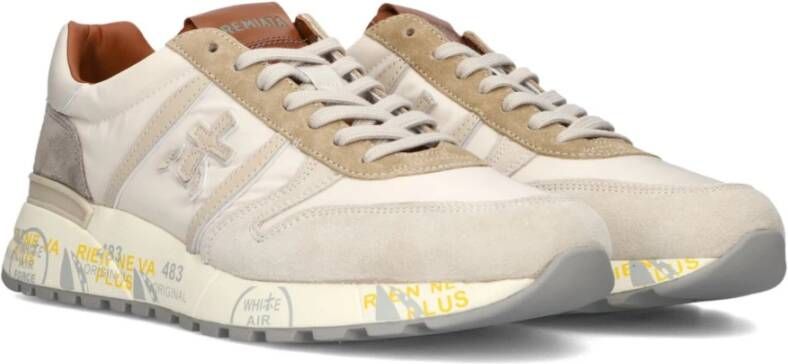 Premiata Witte Sneaker Lander met Uniek Design White Heren