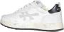 Premiata Witte Sneakers Distressed Design Ronde Neus White Heren - Thumbnail 3