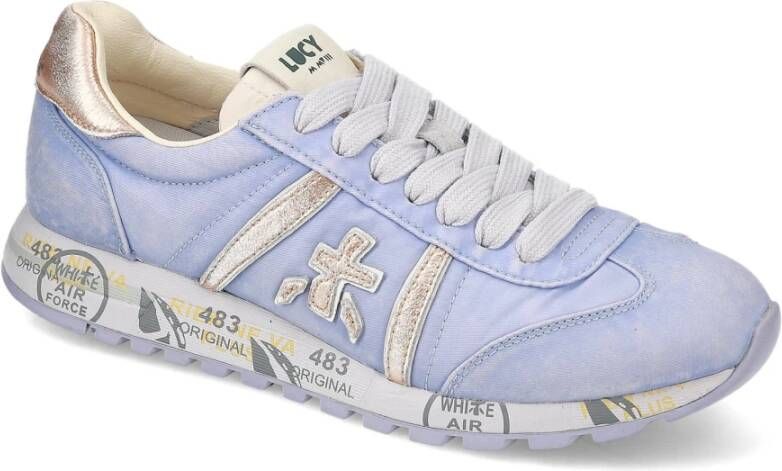 Premiata Witte Sneakers Lucy Model Purple Dames