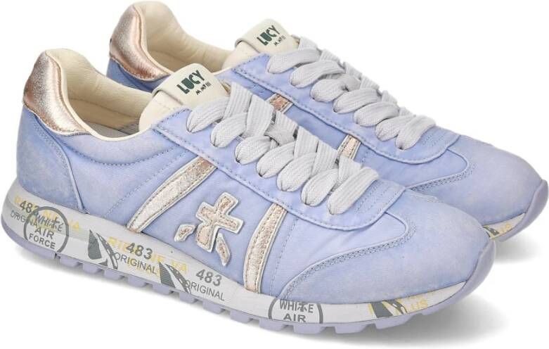 Premiata Witte Sneakers Lucy Model Purple Dames