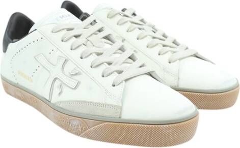 Premiata Witte Sneakers met Ergonomische Zool White Heren