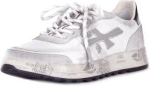 Premiata Witte Sneakers met Logo Detail White Heren