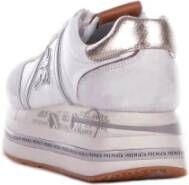 Premiata Witte Sneakers met Suède Details White Dames