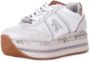 Premiata Witte platte schoenen met inzetontwerp White Dames - Thumbnail 24