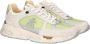 Premiata Witte Mased Lage Sneakers Beige Dames - Thumbnail 4