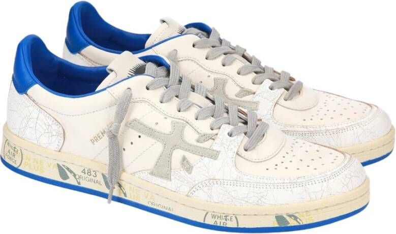 Premiata Witte Sneakers Multicolor Heren