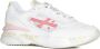 Premiata Witte Sneakers Panel Design Distressed Finish White Dames - Thumbnail 2