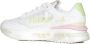 Premiata Witte Sneakers Panel Design Distressed Finish White Dames - Thumbnail 3