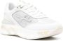 Premiata Witte Sneakers Ronde Neus Logo Patch White Dames - Thumbnail 16