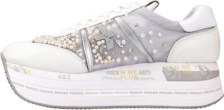 Premiata Witte Sneakers White Dames