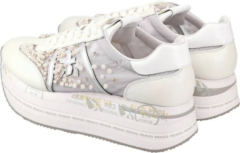 Premiata Witte Sneakers White Dames