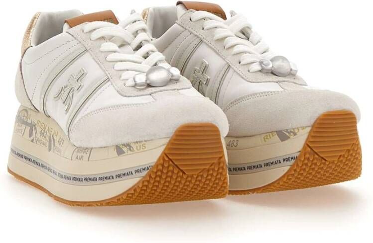 Premiata Witte Sneakers White Dames