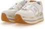 Premiata Witte platte schoenen met inzetontwerp White Dames - Thumbnail 12