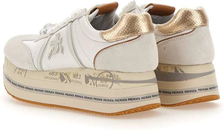 Premiata Witte Sneakers White Dames