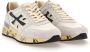 Premiata Mick_6873 Witte Sneaker met Blauwe Vintage Inzetstukken White Heren - Thumbnail 5