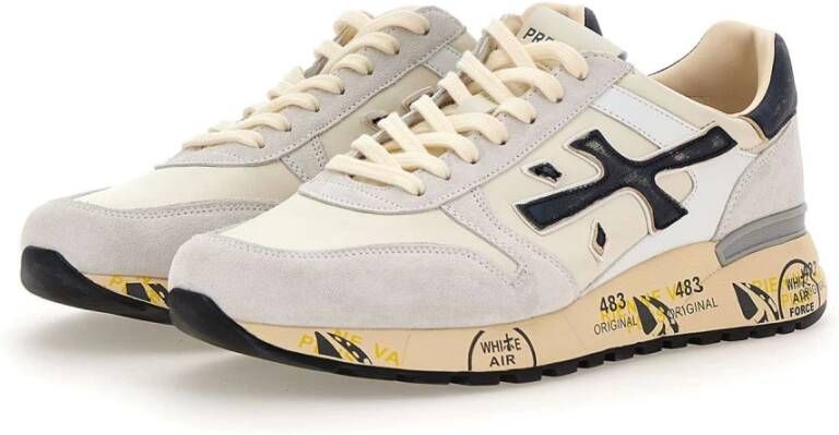 Premiata Witte Sneakers White Heren