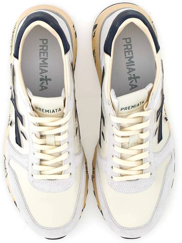 Premiata Witte Sneakers White Heren