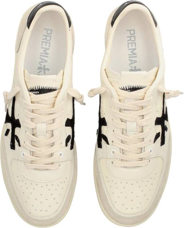 Premiata Witte Sneakers White Heren