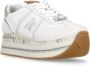 Premiata Witte Suède Leren Sneakers voor Vrouw White Dames - Thumbnail 3