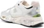 Premiata Witte Zilveren Interwoven Veterschoenen White Dames - Thumbnail 3