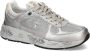 Premiata Zilver Suède Leren Sneakers Gray Dames - Thumbnail 2