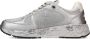 Premiata Zilver Suède Leren Sneakers Gray Dames - Thumbnail 3