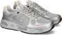 Premiata Zilver Suède Leren Sneakers Gray Dames - Thumbnail 4