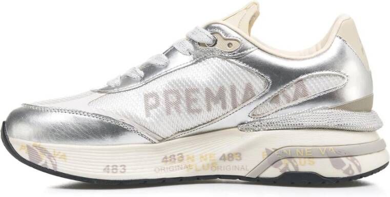 Premiata Zilveren Sneakers Aw24 Damesschoenen Gray Dames