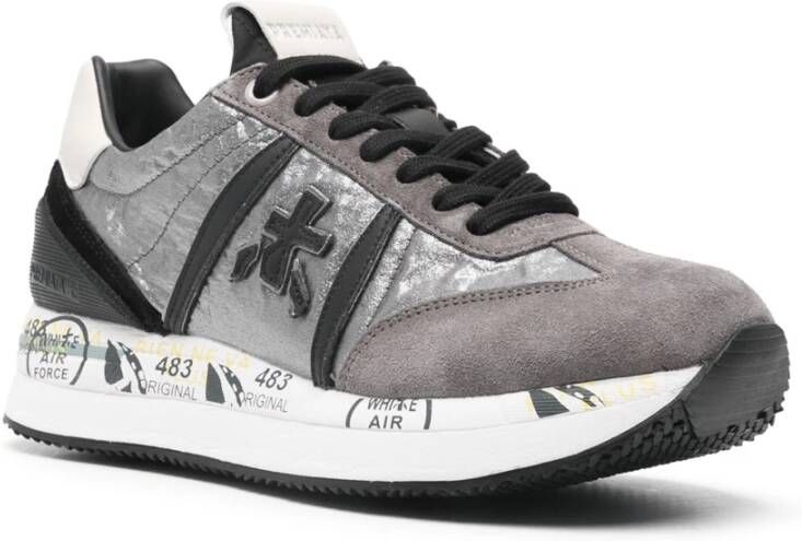 Premiata Zilveren Sneakers Conny Multicolor Dames