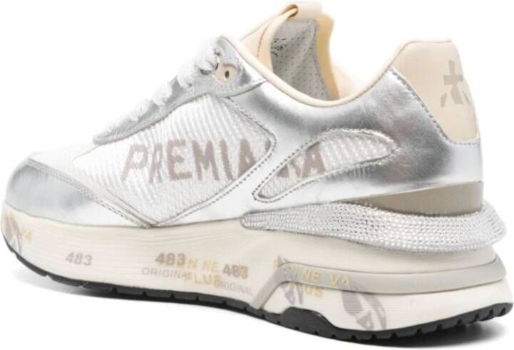 Premiata Zilveren Sneakers Damesschoenen Aw24 Gray Dames